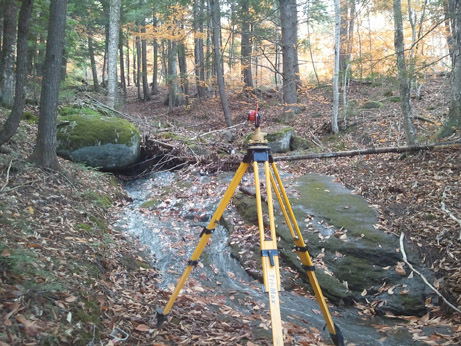 Southern Maine Land Surveying tripod